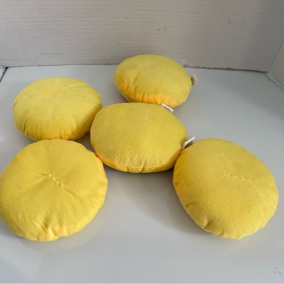 Lot of 5 EMOJI PILLOWS 5-1/2” diameter each - Picture 3 of 8